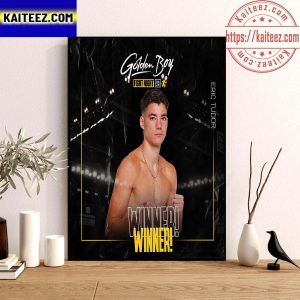 Golden Boy Boxing Fight Night Eric Tudor Winner Decoration Poster Canvas