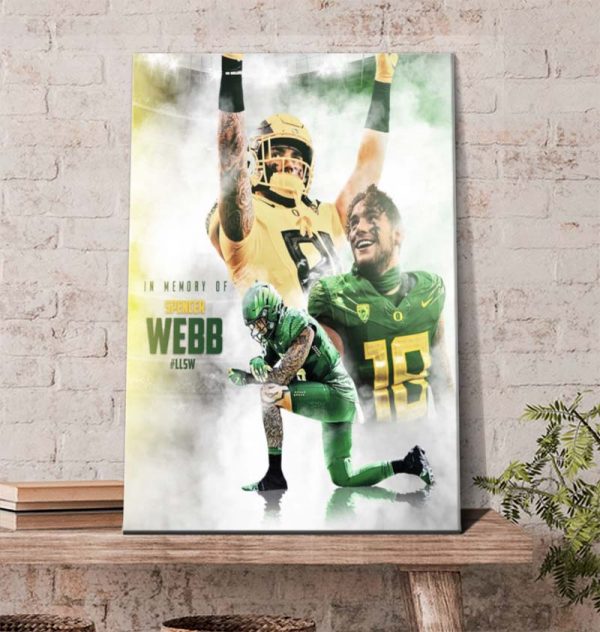 In Memory of Spencer Webb RIP Poster Canvas