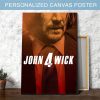 First Poster For John Wick 4 Baba Yaga Canvas Poster