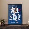 2022 All-Star Clayton Kershaw LA Dodgers Poster Canvas