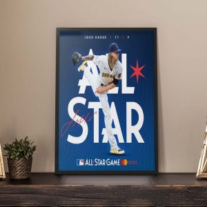 Josh Hader MLB All-Star Game Poster Canvas