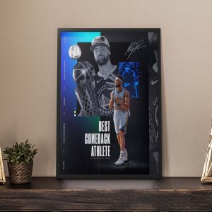 Klay Thompson Best Comeback Athlete 2022 ESPYS Poster Canvas