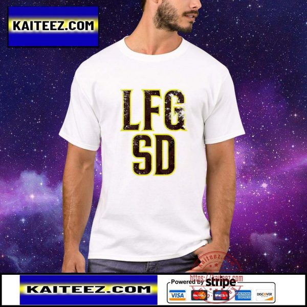 LFGSD stacked letters shirt