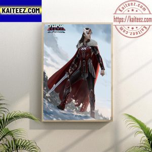 Lady Sif In Thor Love And Thunder Fan Art Decoration Poster Canvas