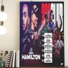 Lewis Hamilton 300 Race Starts  Canvas Poster