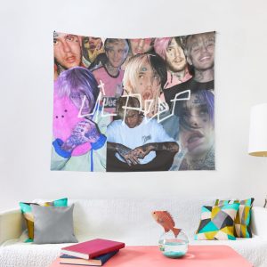 Lil Peep Collection Picture Signature Tapestry