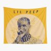 Lil Peep Face Art Yellow Tone Tapestry