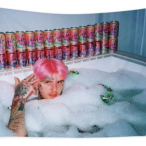 Lil Peep In The Bath Tapestry