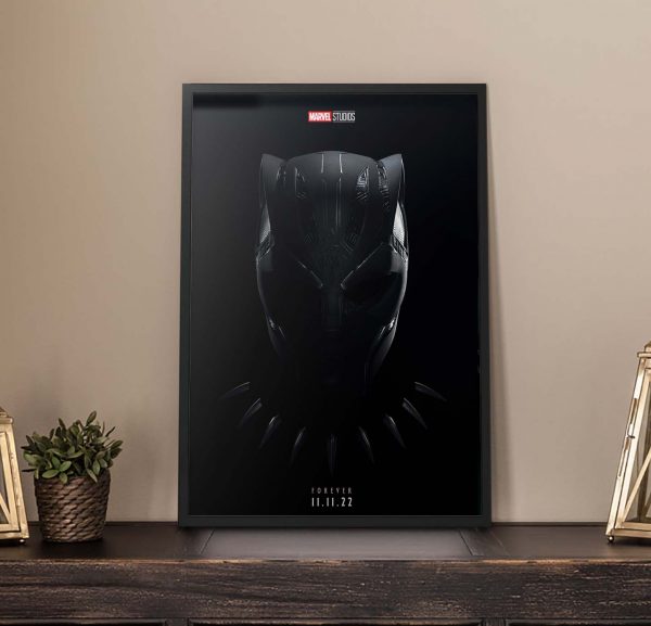 Marvel Studios Black Panther Forever 11 11 22 Official Canvas Poster