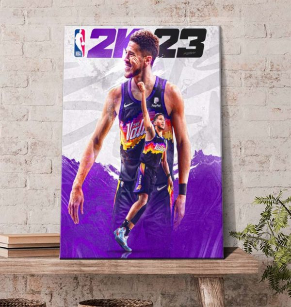 NBA 2K23 Devin Booker Cover Edition Poster Canvas
