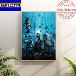 Namor Aquaman KingShark TheDeep The Team Is Complete Decoration Poster Canvas