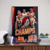 LA Thieves is CDL Major 4 Champions 2022 Poster Canvas