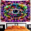 Psychedelic Boniboni Trippy Wall Tapestry Abstract Monster Tapestry