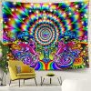 Psychedelic Mushroom Optical Illution Get High Tapestry