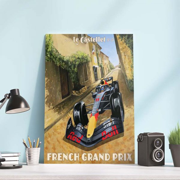 Red Bull Racing F1 Le Castellet French GP Poster Canvas