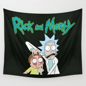 Rick And Morty Character Tapestry