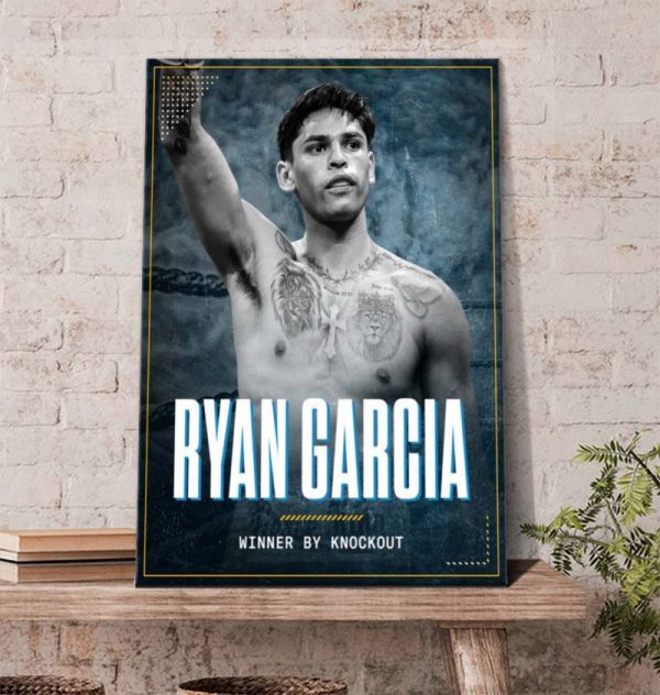 Ryan Garcia winner knocked out Javier Fortuna Poster Canvas