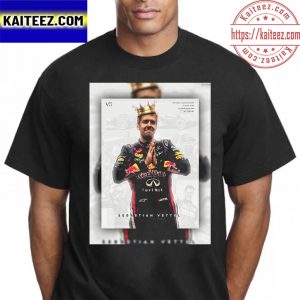 Sebastian Vettel V5 Retirement F1 At The End Of 2022 Season Vintage T-Shirt