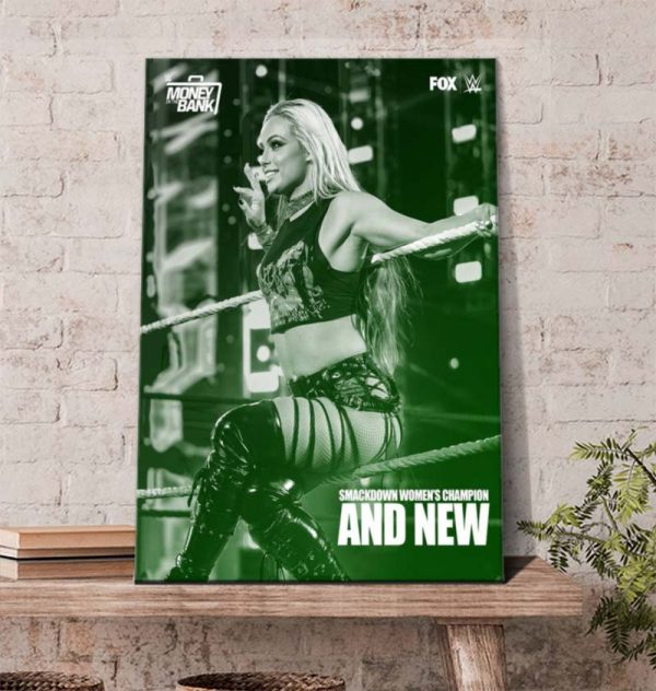 Smackdown Womens Champion Liv Morgan MITB Poster Canvas