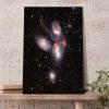 Stephan’s Quintet James Webb Space Telescope image five galaxies Poster Canvas