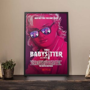 Steve Harrington The God Damn Baby Sitter Pink Poster Canvas