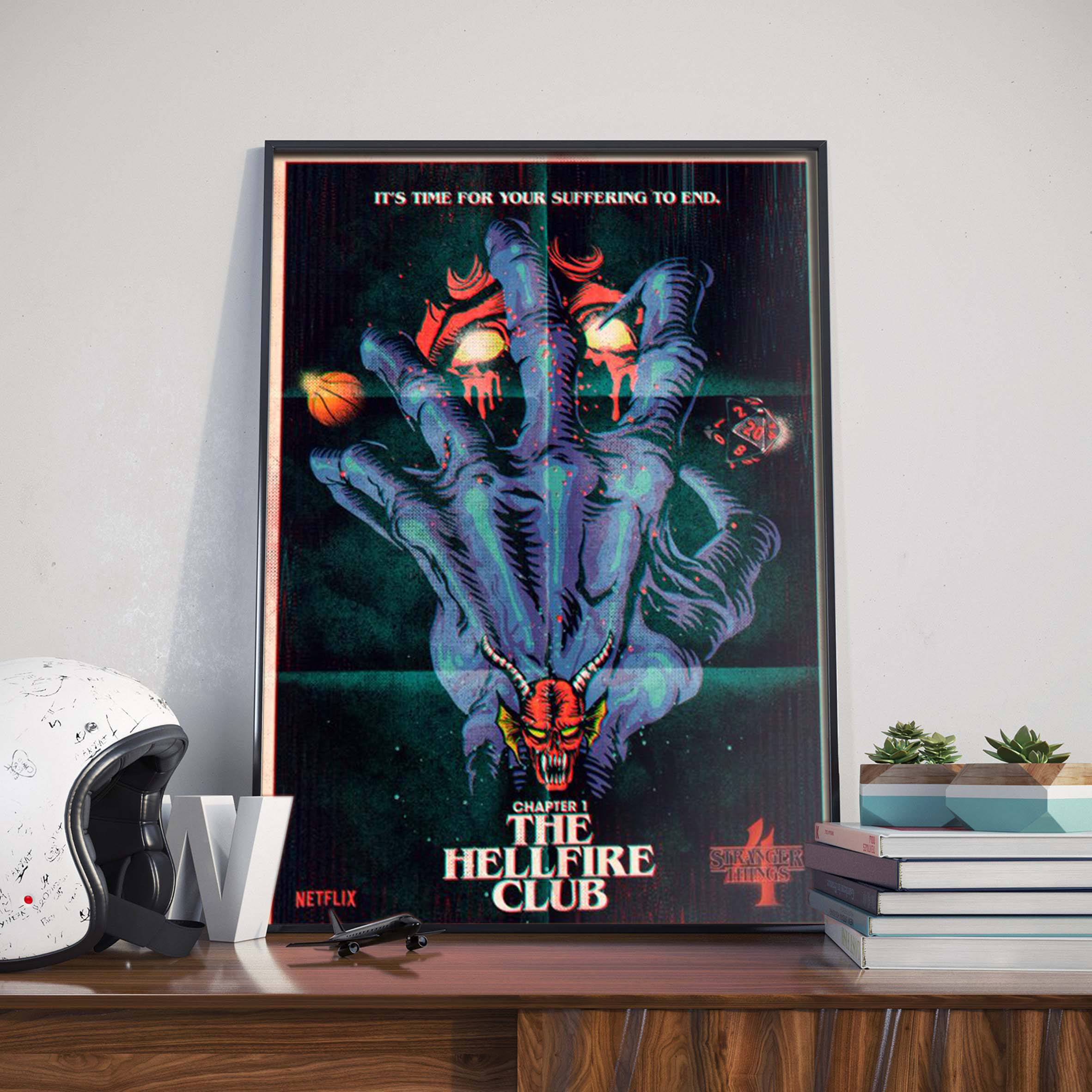 Stranger Things 4 Chapter 1 The Hellfire Club Poster Canvas
