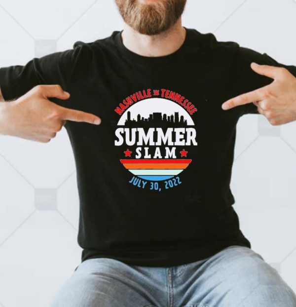 SummerSlam 2022 Nashville Tennessee Vintage T-shirt
