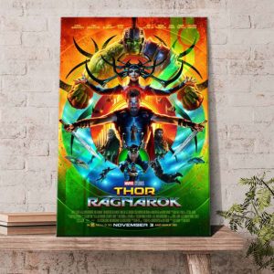 Thor Ragnarok Marvel Studio Official Poster Canvas
