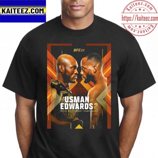 UFC 278 Usman vs Edwards 2 World Welterweight Championship Vintage T-Shirt