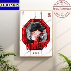 2022 FA Community Shield Winners is Liverpool Wall Decor Poster Canvas