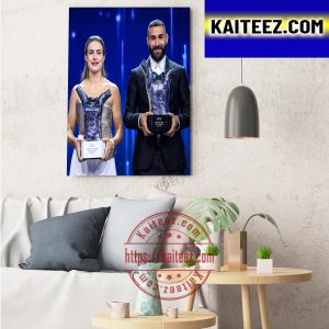 2022 UEFA Mens And Womens Player Of The Year Decorations Poster Canvas