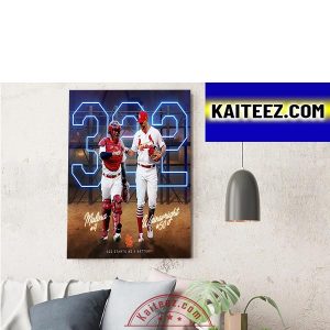 322 Starts As A Battery Of Molina vs Wainwright In St Louis Cardinals ArtDecor Poster Canvas