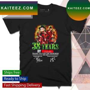 38 years Off A Nightmare on Elm Street thank you for the memories 1984 2022 T-shirt