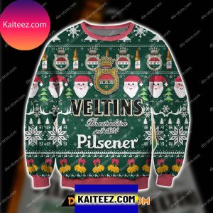 3D All Over Print Veltins Pilsener Beer Christmas Ugly  Sweater