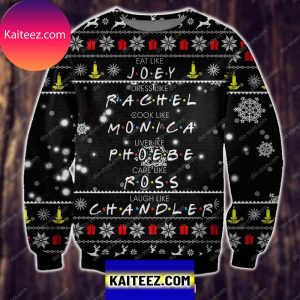 3D All Over Printed FriendsAmerican Sitcom Christmas Ugly  Sweater