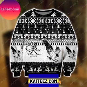 3d All Over Printed Eagle Rare Whiskey Christmas Ugly Sweater