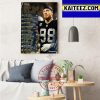 61 to 70 On The NFL Top 100 Players Of 2022 List Art Decor Poster Canvas