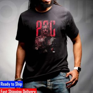 AEW All Elite Wrestling PAC Bloodshot Vintage T-Shirt