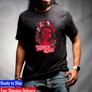 AEW All Elite Wrestling Thunder Rosa Bring The Thunder Vintage T-Shirt