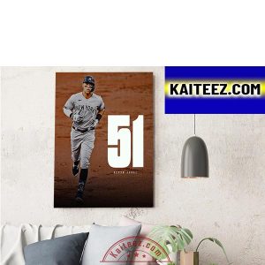 Aaron Judge 51 Home Runs New York Yankees MLB ArtDecor Poster Canvas