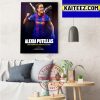 2022 UEFA Mens And Womens Player Of The Year Decorations Poster Canvas