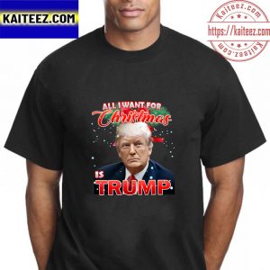 All I Want For Christmas Is Trump Vintage T-Shirt