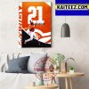 Anthony Santander 21 Home Runs In Baltimore Orioles Decorations Poster Canvas