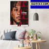 Brian Burns In The NFL Top 100 Players Of 2022 Art Decor Poster Canvas