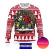 Anime Yugioh Blue Eyes White Dragon Custom Imitation Knitted  Ugly Sweater