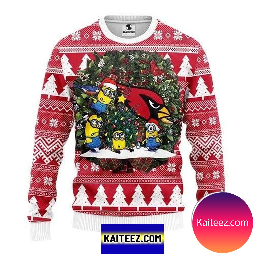 Arizona Cardinals Fans Santa Claus Ugly Christmas Sweater Gift -  Freedomdesign