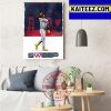 Atlanta Braves Sweep Marlins Four Game Art Decor Poster Canvas