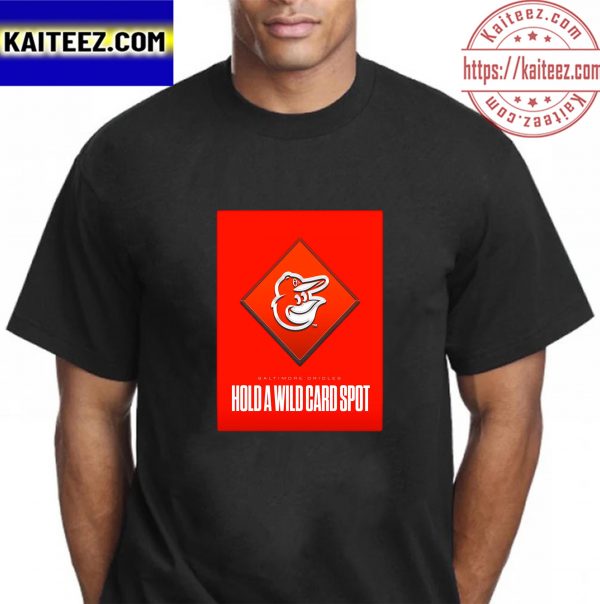 Baltimore Orioles Hold A Wild Card Spot Vintage T-Shirt