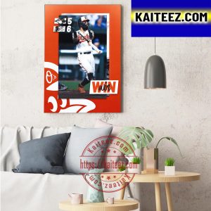 Baltimore Orioles MLB Win Art Decor Poster Canvas