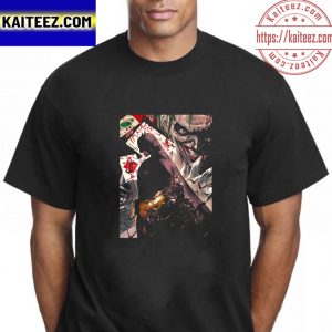 Batman x Batgirl And Joker Fan Art Vintage T-Shirt